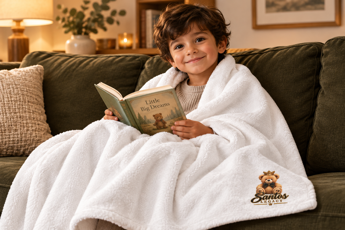 Santos Legacy™ Bear Hug Luxury Fleece blanket